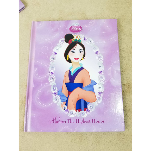 Walt Disney Princess Books Pocahontas Jessie Mulan Alice Tiana Lot of 7 Vintage - Picture 10 of 12